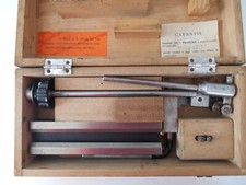 antikes Anreißwerkzeug in Holzkiste  Dachbodenfund