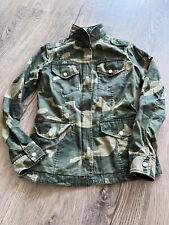 Jacke Camouflage Abercrombie & Fitch S Weste Stoffjacke Übergang Stehkragen