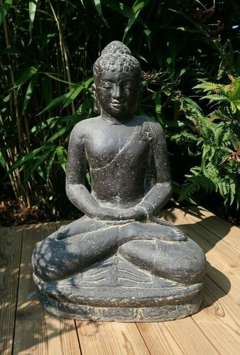 Buddha 45cm skulptur - skulptur, steinguss