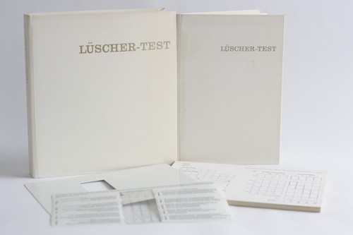 Vintage lüscher farbtest - lüscher,