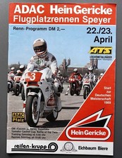 Rennprogramm Flugplatzrennen Speyer 1989