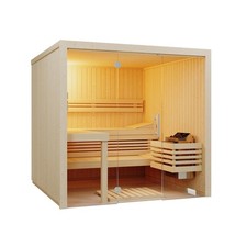 Infraworld Panorama 210 Saunakabine Elementsauna aus Fichte 210x208x203 cm