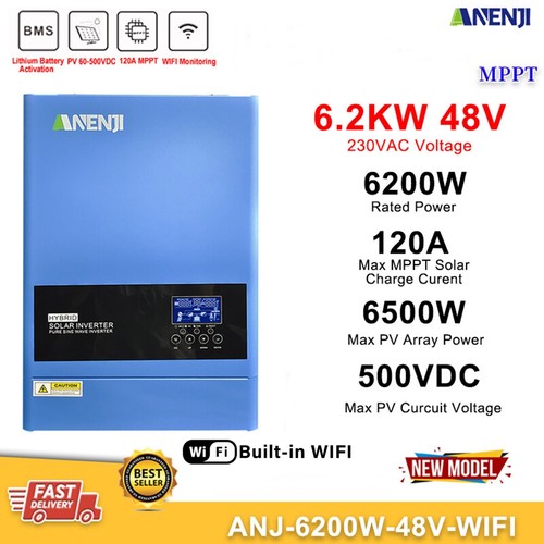 6200w hybrid mppt solar - 6200w,