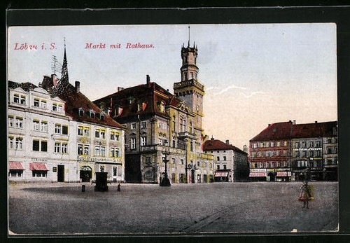 Löbau platz mit - platz, dem
