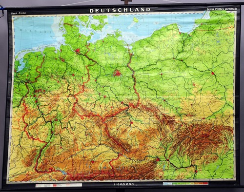 Schulwandkarte rollbild - schulwandkarte,