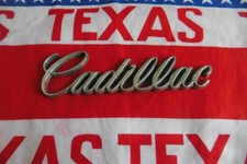 US CADILLAC SCHRIFTZUG SILBER