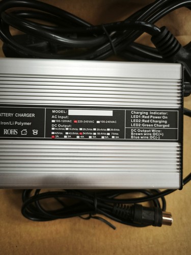 Ladegerät alu 48v koax - , 2a