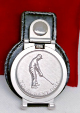 Sammlerstück Turnier Golf Quarz Taschenuhr mit Gürtelhalter - funktioniert