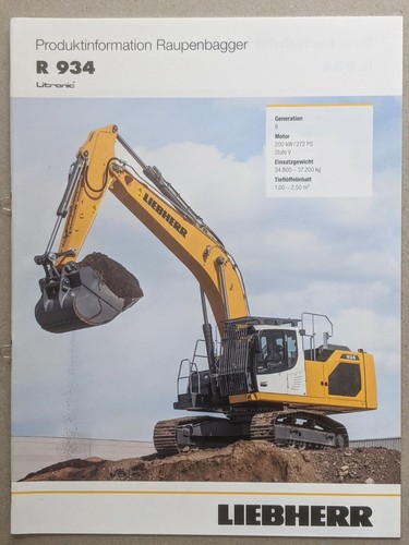 Liebherr 934 raupenbagger - r,