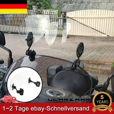 Universal Einstellbar Klar Windschutzscheibe Clip On Motorrad Spoiler Windschild