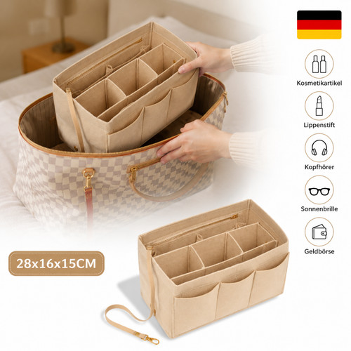 Filz handtaschen organizer - filz,