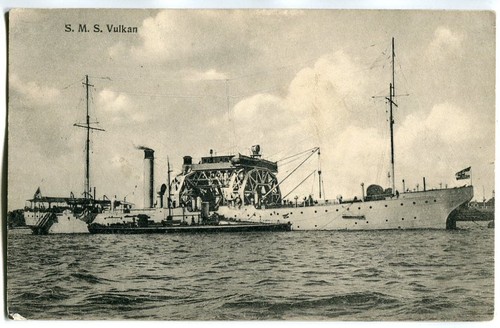 Sms vulkan kaiserliche - ak,