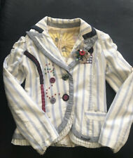 Desigual Blazer Damen Jacke, Business Gr. 38, M, Neu, Baumwolle, Leinen, schön