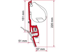 Fiamma F35/F45 Adapter für VW