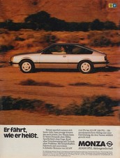 Opel Monza Advertising