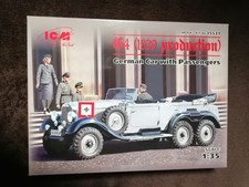 German Mercedes Benz G4 mit Offiziers Besatzung 1:35 ICM 1939 Produktion 