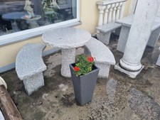 Granit-Sitzgruppe Bernau 3er