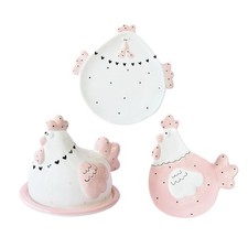 Ostergeschirr, kreative Osterdekoration für Hotel, Esszimmer, Büro