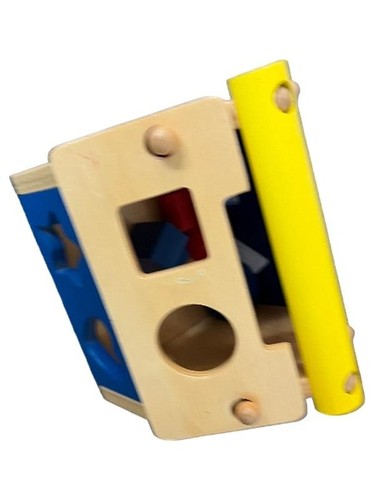 Holz sortierhaus steckspiel - sortierhaus,