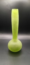 Antike mundblasene grüne Vase
