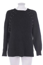 AMISU Pullover Strick L grau