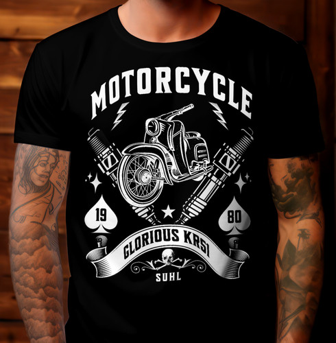 Ddr moped shirt schwalbe - ddr,