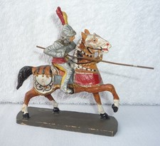 Ritter - Figur aus Masse : Ritter zu Pferd von ELASTOLIN (1)