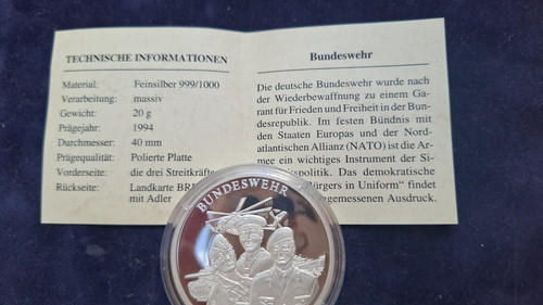 999er silber medaille - silber-medaille, *