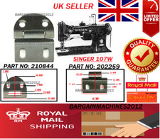 Tisch Scharniere 2 Stück & Maschine 2 Singer 107W Industrielle Nähmaschine
