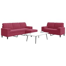 vidaXL 2-tlg. Sofagarnitur mit