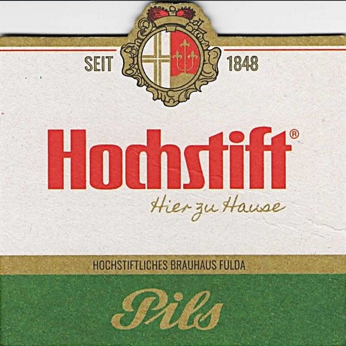 Bierdeckel hochstift pils - bierdeckel, –