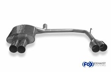 FOX Endschalldämpfer Duplex je 2x90mm M5-Optik BMW E60 61 520i 523i 525i 530i