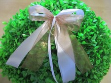 20x Türschleifen, Autoschleifen, versch. Anlässe,Hochzeit,Antenne weiß mauve