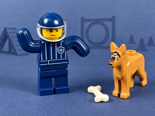 Lego polizei hundetrainer - ,