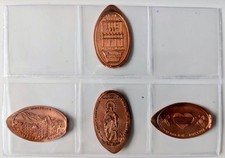 4x Innsbruck "I love Innsbruck" Österreich / Elongated Coin / Souvenirmünze