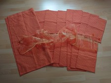 Tischdecken Set labanny Orange festlich Tischdecke/ 1 4Platzdeckchen / Tischband