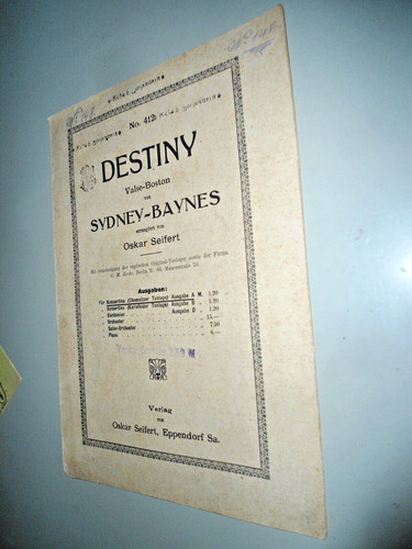 Noten für konzertina - noten, destiny