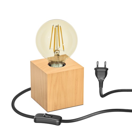 Tischlampe hito holz massiv - tischlampe, hito,