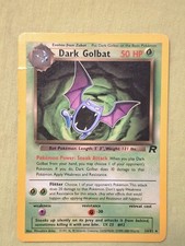 Pokémon Karte • Dunkles Golbat 24/82 ☆ Selten Team Rocket Set • Englisch Pokemon