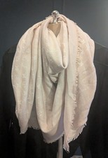 Vintage Rarität: Louis Vuitton Tuch Denim rosa Monogramm, inkl. OVP & Beleg