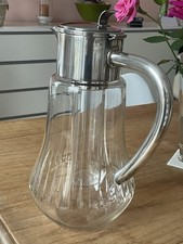 Kalte Ente Karaffe Bowle Kalte Getränke aller Art versilb. Deckel +Griff