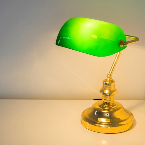 Klassische bankerlampe - klassische,