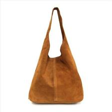 ECHT LEDER SCHULTERTASCHE SHOPPER DAMEN TASCHE WILDLEDER