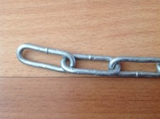 Rundstahlkette Stahlkette 4mm langgliedrig 12 Meter