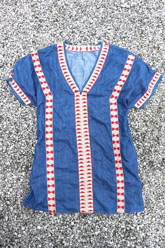 Hippie ethno tunika kleid - ,