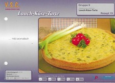 Vemmina Rezeptkarte  -   Lauch-Käse-Tarte    - Gruppe 9 Rezept 19