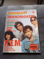 FACHBLATT MUSIK MAGAZIN 3- 1989 R. E. M. Bon Jovi RIFF Garry Moore Randy Newmann
