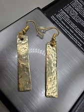 Ohrringe aus Messing – 4 cm