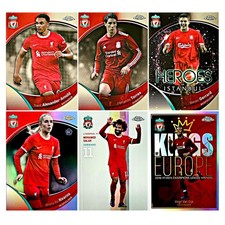 Topps chrome 2023 liverpool - chrome, 2023/24