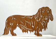 Figur Langhaardackel Höhe 45